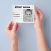 Neursery School/Nanny/Childminder Flyer (Hand)
