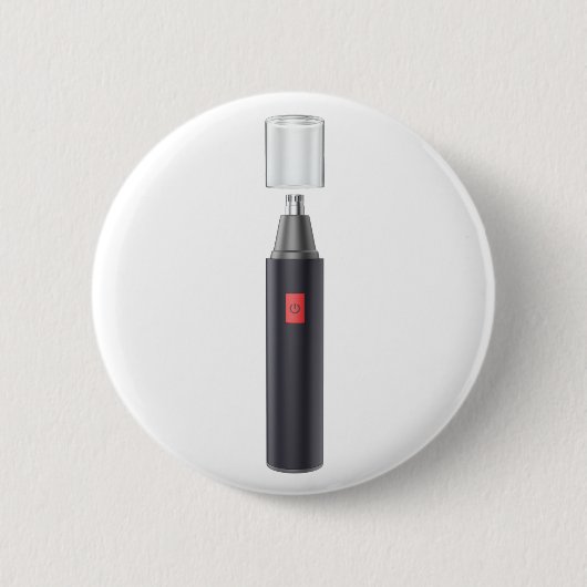 Neus- en oorhaartrimmer ronde button 5,7 cm (Voorkant)