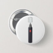 Neus- en oorhaartrimmer ronde button 5,7 cm (Voorkant /achterkant)