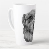 Neus naar hart latte mok (Linkerhoek)