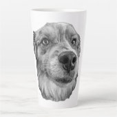 Neus naar hart latte mok (Voorkant)