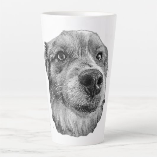 Neus naar hart latte mok (Voorkant)