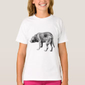 neus-omlaag zwerver t-shirt (Voorkant)