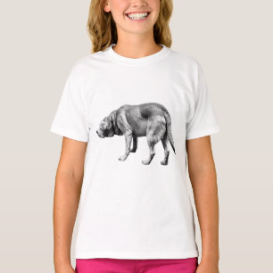 neus-omlaag zwerver t-shirt