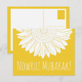 neusbloem briefkaart (Voorkant / Achterkant)