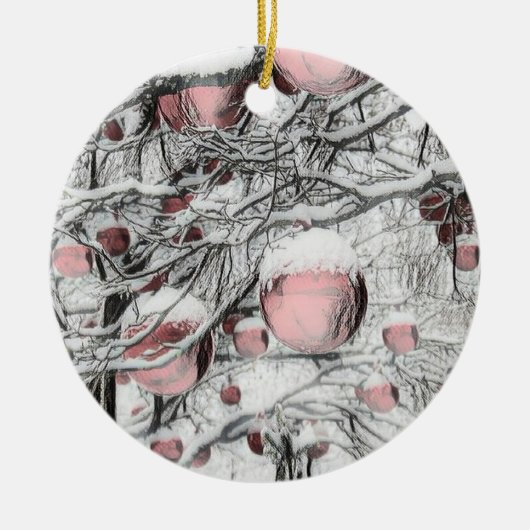 neusbomen met ornamenten tekening (Voorkant)