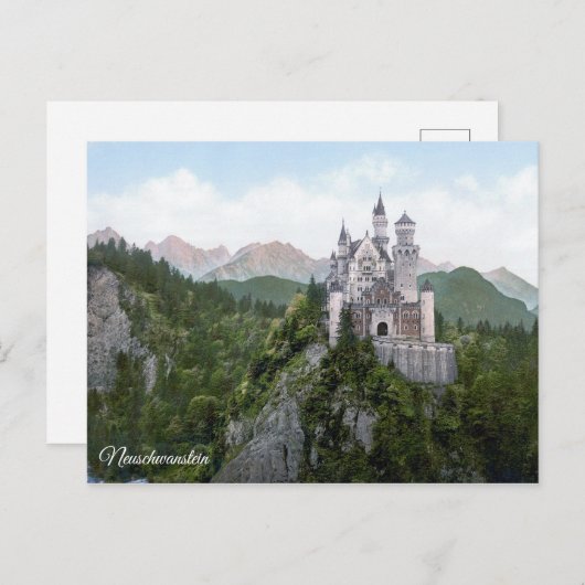 Neuschwanstein - Bayern - Deutschland Briefkaart (Voorkant / Achterkant)