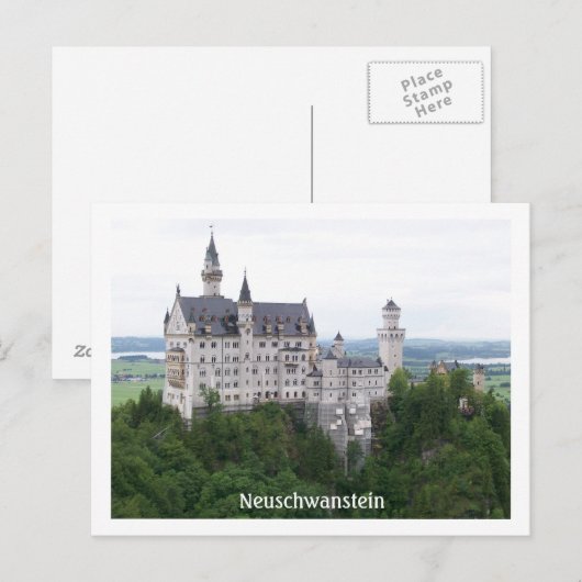 Neuschwanstein Briefkaart (Voorkant / Achterkant)