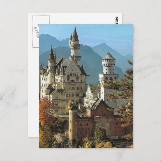 Neuschwanstein Briefkaart (Voorkant / Achterkant)