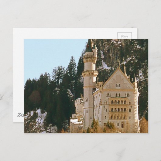 Neuschwanstein Castle 3 Briefkaart (Voorkant / Achterkant)