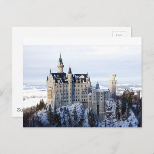 Neuschwanstein Castle 4 Briefkaart (Voorkant / Achterkant)