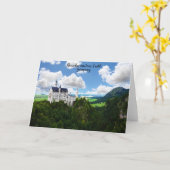 Neuschwanstein Castle Bavaria Duitsland Fotografie Kaart (Gele Bloem)