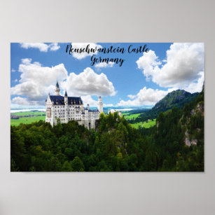 Neuschwanstein Castle Bavaria Duitsland Fotografie Poster
