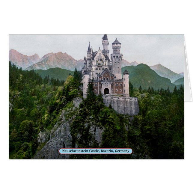 Neuschwanstein Castle, Beieren, Duitsland (Voorkant Horizontaal)