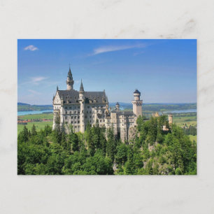 Neuschwanstein Castle, Beieren Duitsland Briefkaart
