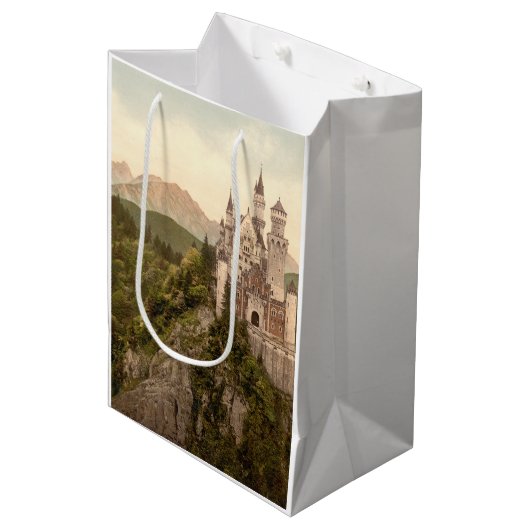 Neuschwanstein Castle, Beieren, Duitsland Medium Cadeauzakje (Voorkant Gekanteld)