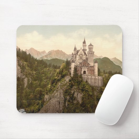 Neuschwanstein Castle, Beieren, Duitsland Muismat (Met muis)