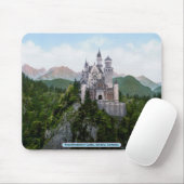 Neuschwanstein Castle, Beieren, Duitsland Muismat (Met muis)
