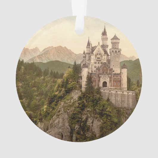 Neuschwanstein Castle, Beieren, Duitsland Ornament (achterkant)