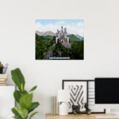 Neuschwanstein Castle, Beieren, Duitsland Poster (Thuiskantoor)