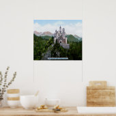 Neuschwanstein Castle, Beieren, Duitsland Poster (Keuken)