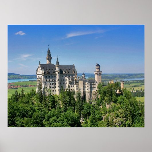 Neuschwanstein Castle, Beieren Duitsland Poster (Voorkant)