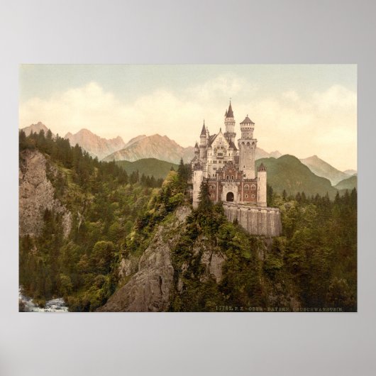 Neuschwanstein Castle, Beieren, Duitsland Poster (Voorkant)