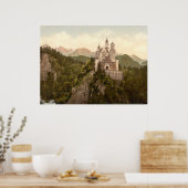 Neuschwanstein Castle, Beieren, Duitsland Poster (Keuken)