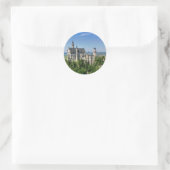 Neuschwanstein Castle, Beieren Duitsland Ronde Sticker (Tas)