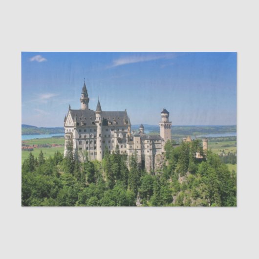 Neuschwanstein Castle, Beieren Duitsland Tissuepapier (Voorkant)