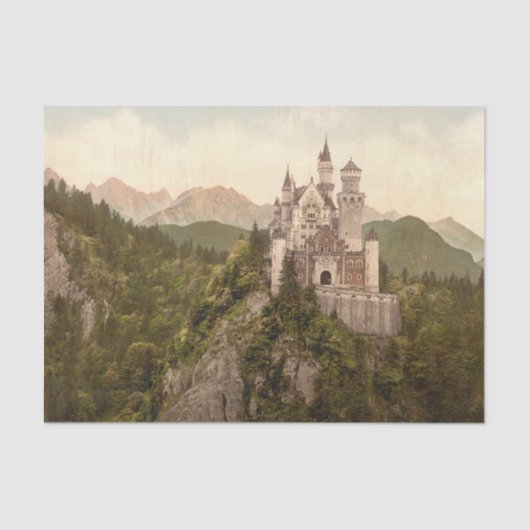 Neuschwanstein Castle, Beieren, Duitsland Tissuepapier (Voorkant)