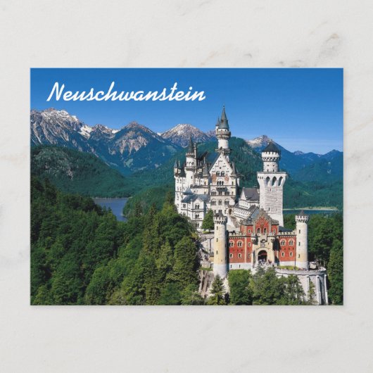 Neuschwanstein Castle Briefkaart (Voorkant)