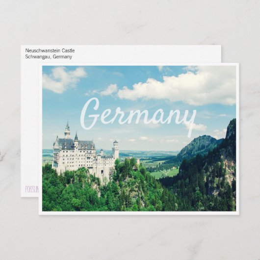 Neuschwanstein Castle Briefkaart (Voorkant / Achterkant)