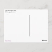 Neuschwanstein Castle Briefkaart (Achterkant)