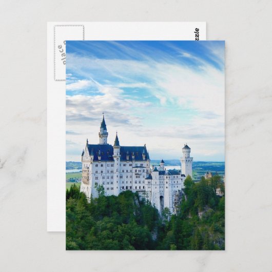 Neuschwanstein Castle Briefkaart (Voorkant / Achterkant)
