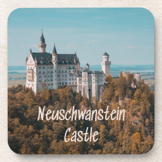 Neuschwanstein Castle Duitsland Bier Onderzetter (Voorkant)