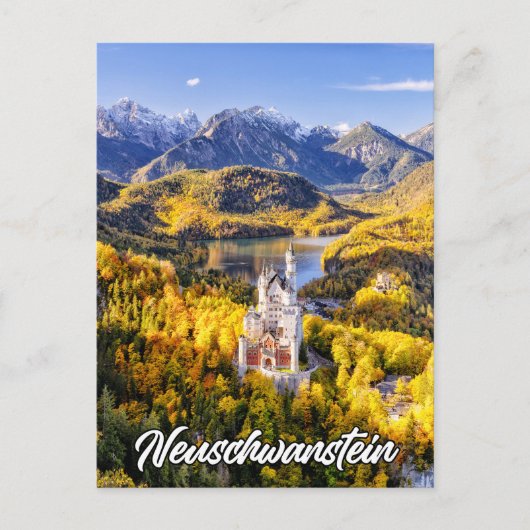 Neuschwanstein Castle, Duitsland Briefkaart (Voorkant)
