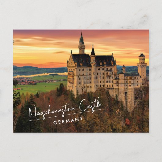Neuschwanstein Castle Duitsland Briefkaart (Voorkant)