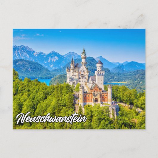 Neuschwanstein Castle, Duitsland Briefkaart (Voorkant)