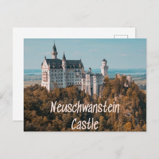 Neuschwanstein Castle Duitsland Briefkaart (Voorkant / Achterkant)