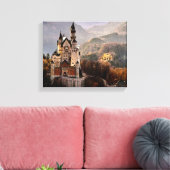 Neuschwanstein Castle Duitsland Canvas Afdruk (Insitu (Woonkamer))