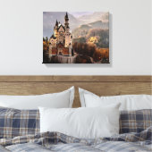 Neuschwanstein Castle Duitsland Canvas Afdruk (Insitu (Slaapkamer))