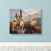 Neuschwanstein Castle Duitsland Canvas Afdruk (Insitu (Houten vloer))