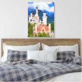 Neuschwanstein Castle Duitsland Canvas Afdruk (Insitu (Slaapkamer))
