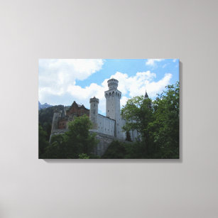 Neuschwanstein Castle - Duitsland Canvas Afdruk