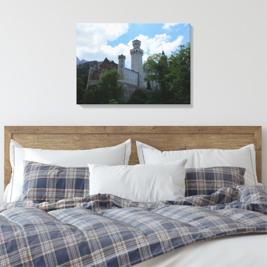 Neuschwanstein Castle - Duitsland Canvas Afdruk (Insitu (Slaapkamer))