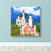 Neuschwanstein Castle Duitsland Canvas Afdruk (Insitu (Houten vloer))