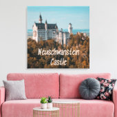 Neuschwanstein Castle Duitsland Canvas Afdruk (Insitu (Woonkamer))