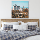Neuschwanstein Castle Duitsland Canvas Afdruk (Insitu (Slaapkamer))