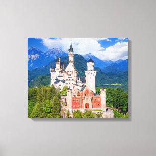 Neuschwanstein Castle Duitsland Canvas Afdruk